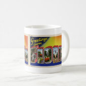 フロリダのコーヒー・マグ1からの挨拶 コーヒーマグカップ (正面右)