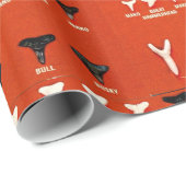 フロリダのサメ ラッピングペーパー (ロールコーナー)