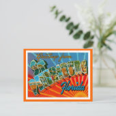 フロリダのサンクトペテルブルクからのご挨拶 ポストカード (スタンド正面)