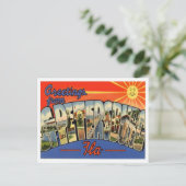 フロリダのサンクトペテルブルクからのご挨拶 ポストカード (スタンド正面)