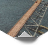 フロリダのサンシャインスカイウェイブリッジフロリダ ポスター (角)