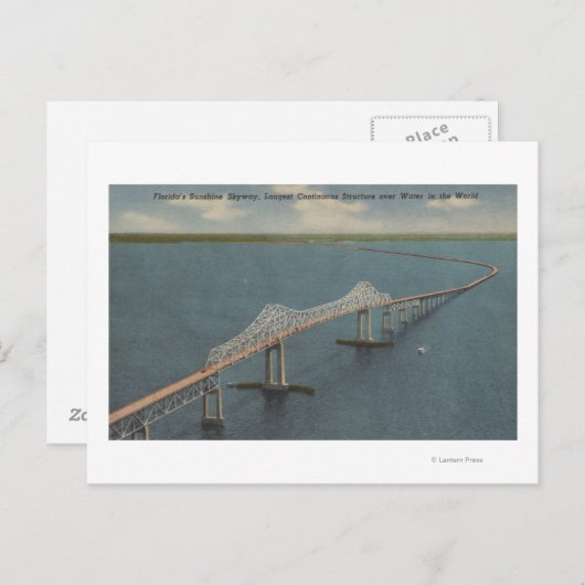 フロリダのサンシャインスカイウェイブリッジフロリダ ポストカード (正面/裏面)