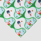 フロリダのサンタとピクルボールクリスマス 薄葉紙 (詳細)