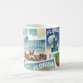 フロリダのスタンプ コーヒーマグカップ (中央)