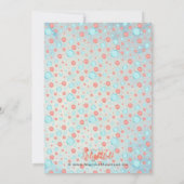 フロリダのトロピカルホリデーズクリスマス写真 シーズンカード (裏面)