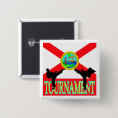 フロリダのトーナメントPin 缶バッジ (正面&裏面)