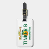 フロリダのナンバープレートの荷物のラベルは2味方しました ラゲッジタグ (正面縦)