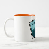 フロリダのバン・フリート・トレイル ツートーンマグカップ (左)