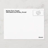 フロリダのビーチへの小道 ポストカード (裏面)