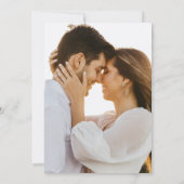 フロリダのビーチ目的地の結婚式の写真 セーブザデート (裏面)