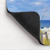 フロリダのビーチ、海岸および鳥 マウスパッド (コーナー)