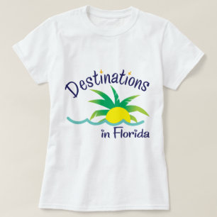 フロリダのプリントのロゴの商品の行先 Tシャツ