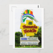 フロリダのペンサコーラビーチ – 右折 ポストカード (正面/裏面)