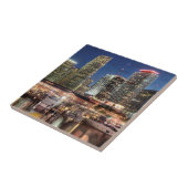 フロリダのマイアミのスカイライン都市 タイル (側面)