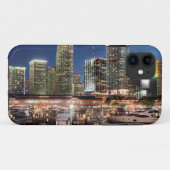 フロリダのマイアミのスカイライン都市 Case-Mate iPhoneケース (裏面(横))