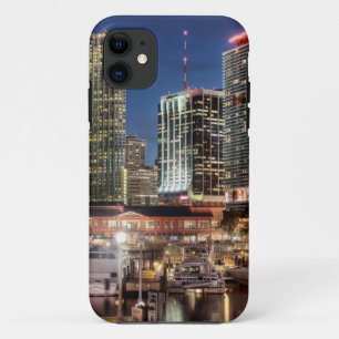 フロリダのマイアミのスカイライン都市 iPhone 11 ケース