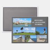 フロリダのマグネット、歴史的な聖アウグスティヌスのビジョン マグネット (正面/裏面)
