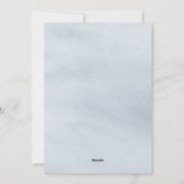 フロリダのミニマルビーチクリスマス写真カード シーズンカード (裏面)