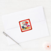 フロリダのメリークリスマス幻惑よ。 スクエアシール (封筒)