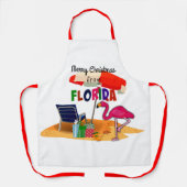 フロリダのメリークリスマス エプロン (正面)