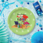 フロリダのメリークリスマス、カラフル ペーパープレート (パーティー)