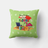 フロリダのメリークリスマス クッション (裏面)