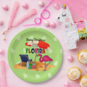 フロリダのメリークリスマス ペーパープレート (パーティー)