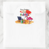 フロリダのメリークリスマス ラウンドシール (バッグ)