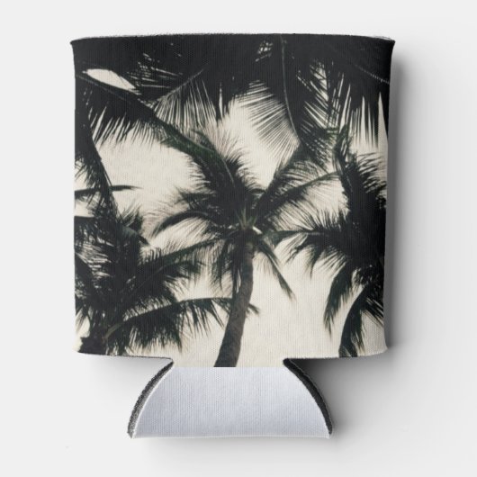 フロリダのヤシの木がカバー 缶クーラー (正面)