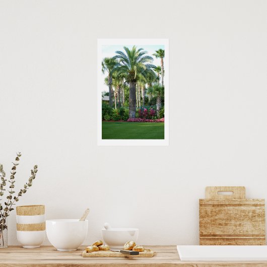 フロリダのヤシ ポスター (キッチン)