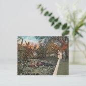 フロリダのユリとヤシの間で ポストカード (スタンド正面)