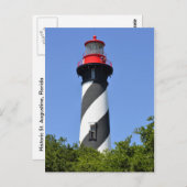 フロリダのライトハウス、歴史的なセントオーガスティン ポストカード (正面/裏面)