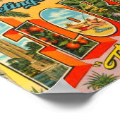 フロリダのヴィンテージはがき ポスター (角)