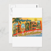 フロリダのヴィンテージはがき ポストカード (正面/裏面)