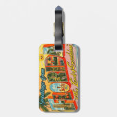 フロリダのヴィンテージはがき ラゲッジタグ (裏面縦)