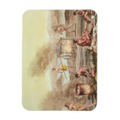 フロリダの先住民先住民の準備と調理師 マグネット (縦)