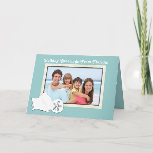 フロリダの写真のクリスマスカードからの挨拶 シーズンカード (正面)