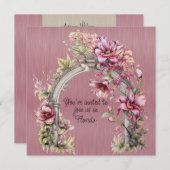 フロリダの冬の結婚式招待状 招待状 (正面/裏面)