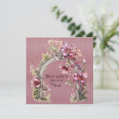 フロリダの冬の結婚式招待状 招待状 (スタンド正面)