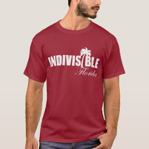 フロリダの分割不可能な人のTシャツの白いロゴ Tシャツ