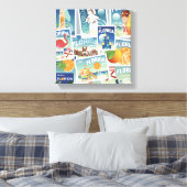 フロリダの切手 キャンバスプリント (インサイチュ (寝室))