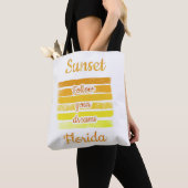 フロリダの可愛い夕焼け トートバッグ (クローズアップ)