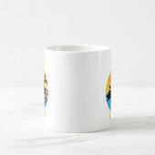 フロリダの可愛い日没 コーヒーマグカップ (中央)