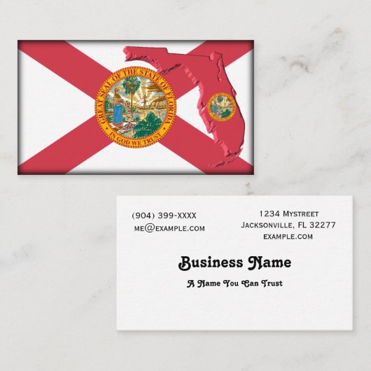 フロリダの名刺 名刺 (正面/裏面)