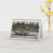 "フロリダの喜びの乗車"の黒いアメリカ カード (黄色い花)