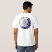 フロリダの四分の一Tシャツ Tシャツ (裏面フル)