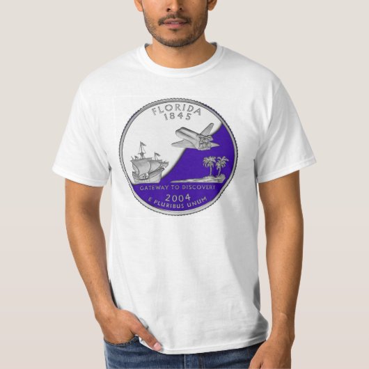 フロリダの四分の一Tシャツ Tシャツ (正面)