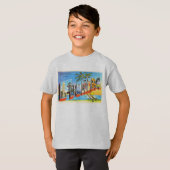 フロリダの国家# 2 FLの古いヴィンテージ旅行記念品 Tシャツ (正面フル)