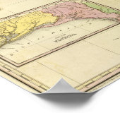 フロリダの地図2 ポスター (角)