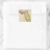 フロリダの地図 スクエアシール (バッグ)